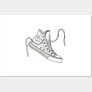 Scorpio high tops - Pastel colours Posters and Art